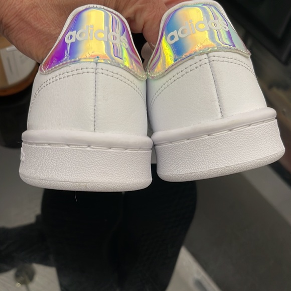 ADIDAS NEO WHITE FASHION RUNNING SNEAKERS WOMENS SIZE 7 - Picture 10 of 16